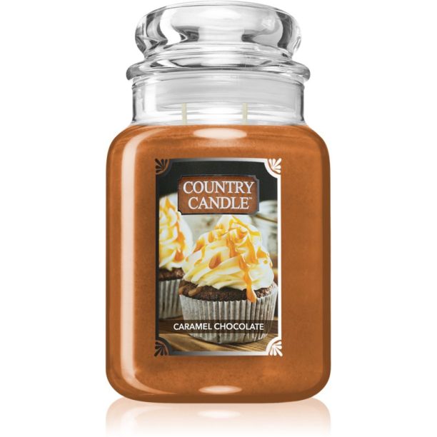 Country Candle Caramel Chocolate ароматна свещ 680 гр.