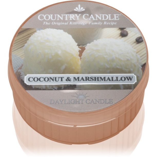 Country Candle Coconut & Marshmallow чаена свещ 42 гр.