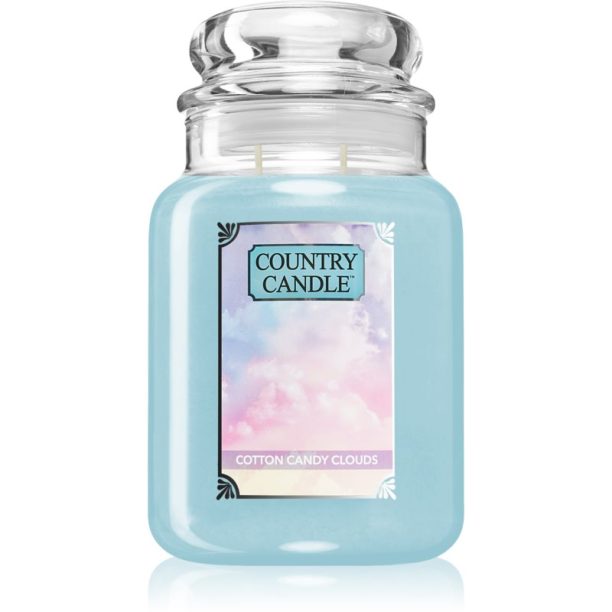 Country Candle Cotton Candy Clouds ароматна свещ 680 гр.