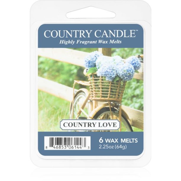 Country Candle Country Love восък за арома-лампа 64 гр.