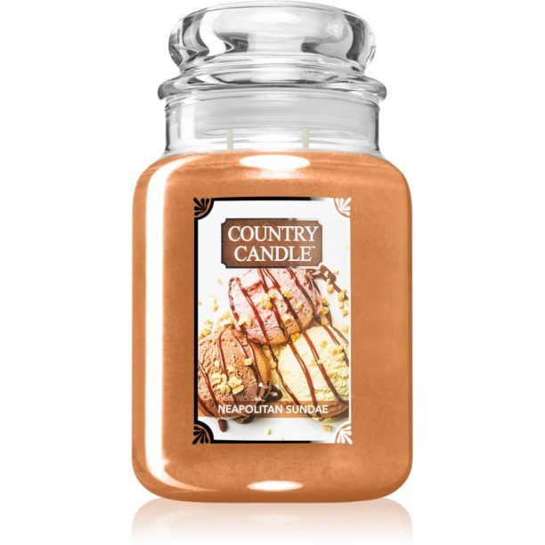 Country Candle Neapolitan Sundae ароматна свещ 680 гр.