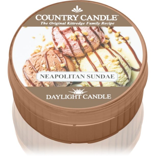 Country Candle Neapolitan Sundae чаена свещ 42 гр.