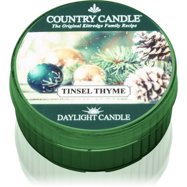 Country Candle Tinsel Thyme чаена свещ 42 гр.