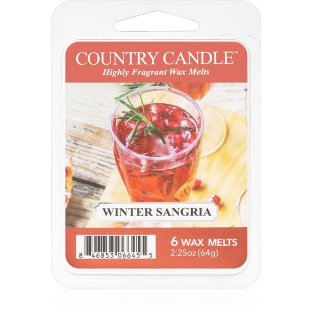 Country Candle Winter Sangria восък за арома-лампа 64 гр.