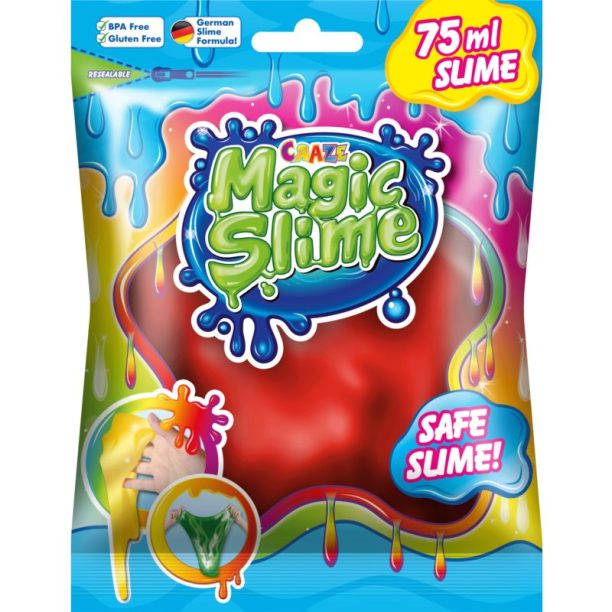 Craze Magic Slime цветна слуз Red 75 мл.