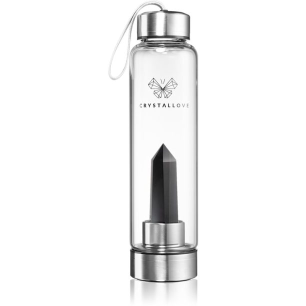 Crystallove Black Obsidian Bottle бутилка за вода 550 мл.