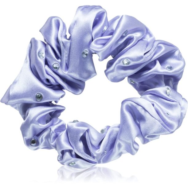 Crystallove Crystalized Silk Scrunchie копринен ластик за коса боя Lilac 1 бр. на ниска цена