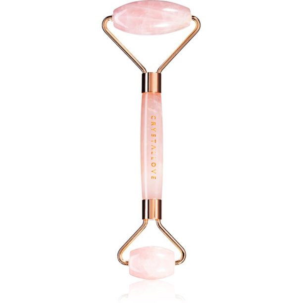 Crystallove Rose Quartz Roller масажно валяче за лице