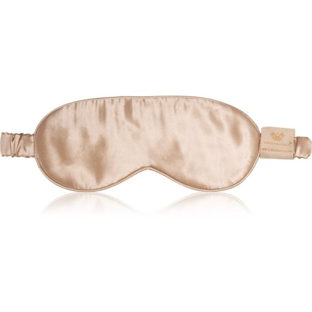 Crystallove Silk Eye Mask маска за сън Gold