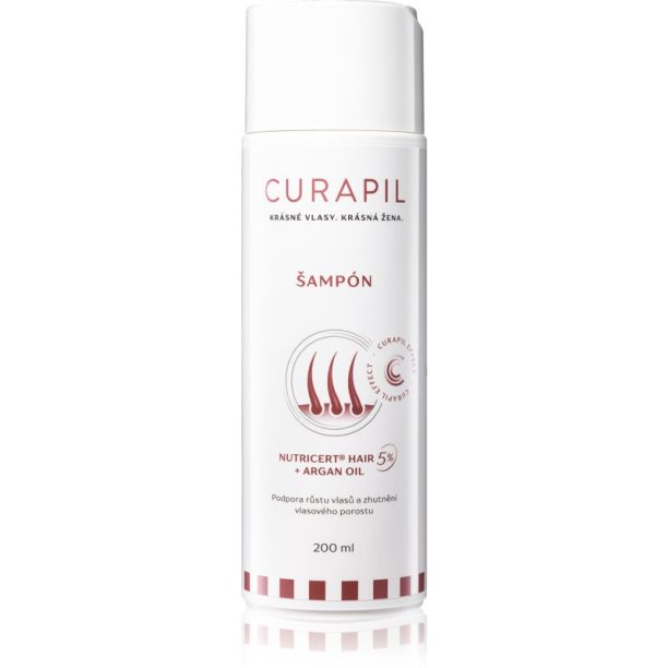 Curapil Hair Care Nutricert hair + argan oil активиращ шампоан за растеж на косата 200 мл.