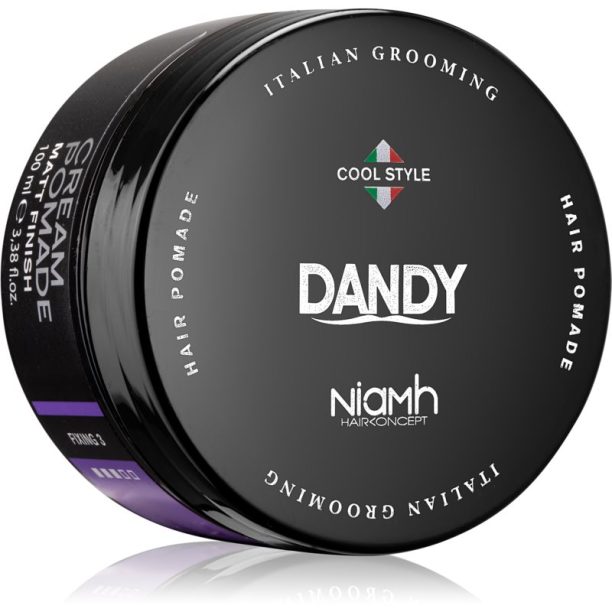 DANDY Cream Pomade Matt Finish матиращ брилянтин за коса 100 мл.