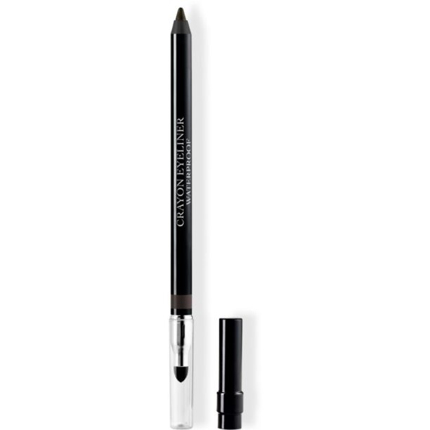 DIOR Diorshow Eyeliner Waterproof молив за очи  с острилка цвят 094 Trinidad Black  1