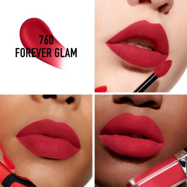 DIOR Rouge Dior Forever Liquid матиращо течно червило цвят 760 Forever Glam 6 мл. на ниска цена