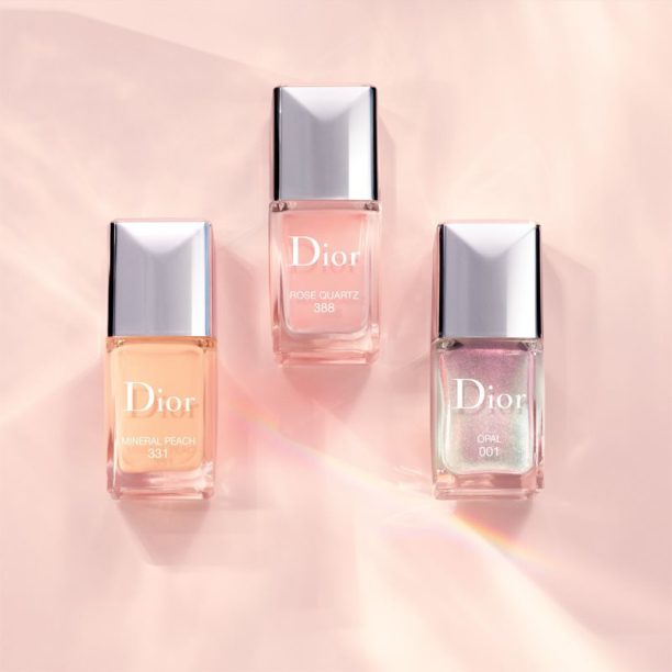 DIOR Rouge Dior Vernis Mineral Glow Limited Edition лак за нокти цвят 331 Mineral Peach 10 мл. купи на топ цена