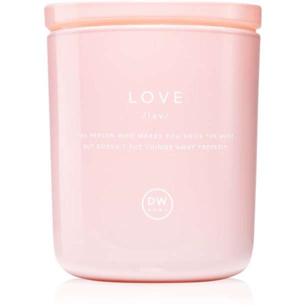 DW Home Definitions LOVE Peony Apple ароматна свещ 264 гр.