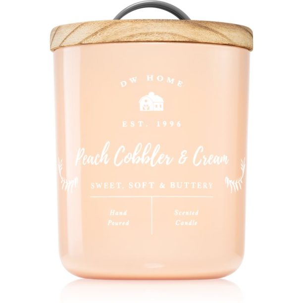 DW Home Farmhouse Peach Cobbler & Cream ароматна свещ 241 гр.