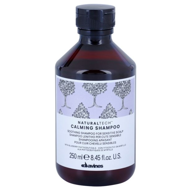 Davines Naturaltech Calming Shampoo успокояващ шампоан за чувствителна кожа на скалпа 250 мл.