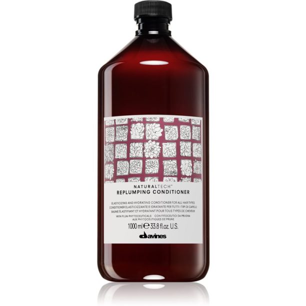 Davines Naturaltech Replumping Conditioner хидратиращ балсам за по-лесно разресване на косата 1000 мл.