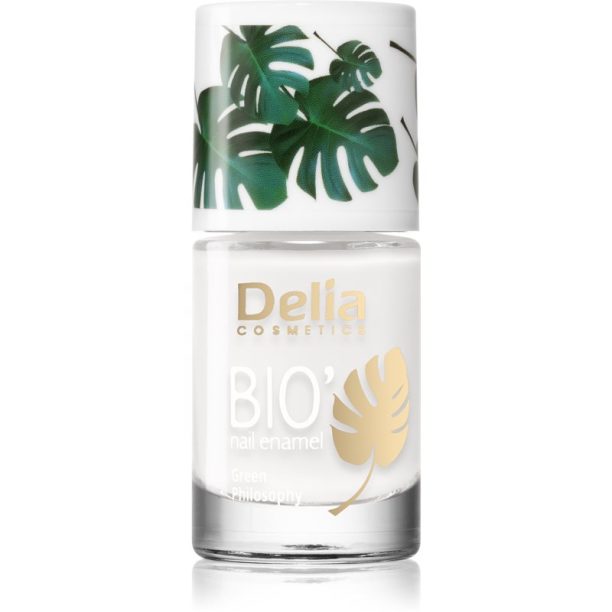 Delia Cosmetics Bio Green Philosophy лак за нокти цвят 602 White 11 мл.