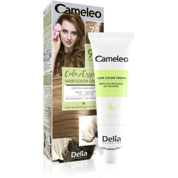 Delia Cosmetics Cameleo Color Essence боя за коса в туба цвят 7.3 Hazelnut 75 гр.