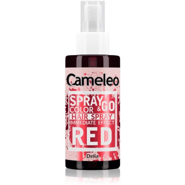 Delia Cosmetics Cameleo Spray & Go тониращ спрей за коса цвят Red 150 мл.