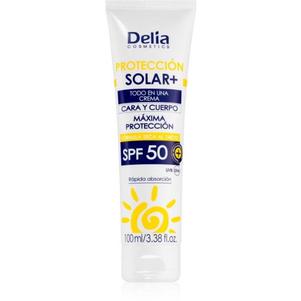 Delia Cosmetics Sun Protect защитен крем за лице SPF 50 100 мл.