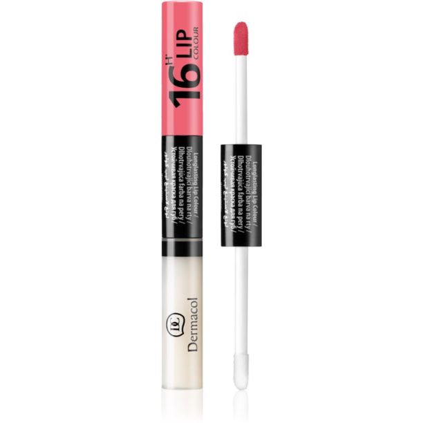 Dermacol 16H Lip Colour дълготране двуфазен цвят и гланц за устни цвят 01 4.8 гр.