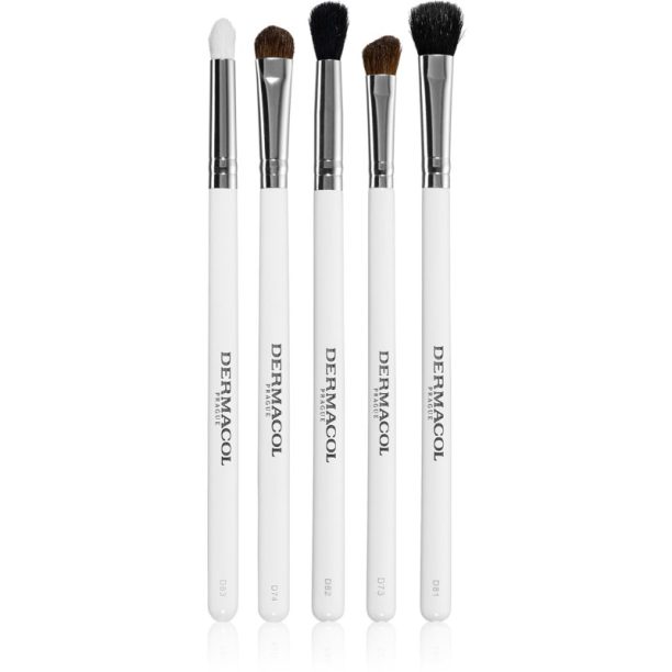 Dermacol Accessories Master Brush by PetraLovelyHair комплект четки за сенки за очи Silver 5 бр.