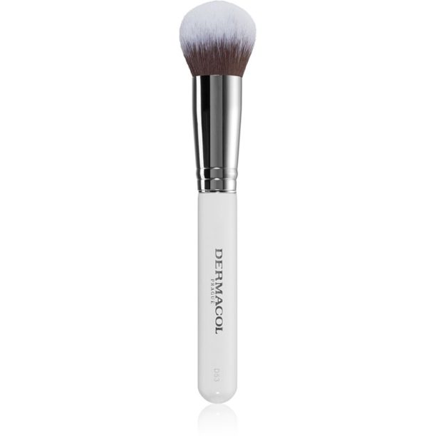 Dermacol Accessories Master Brush by PetraLovelyHair четка за контуриране и бронзър D53 Silver 1 бр.