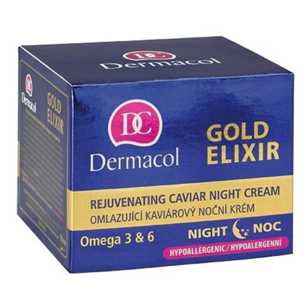 Dermacol Gold Elixir нощен подмладяващ крем с хайвер 50 мл. купи на топ цена