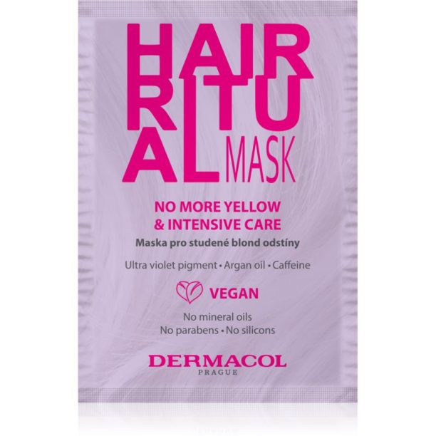 Dermacol Hair Ritual маска  за студени руси нюанси 15 мл.