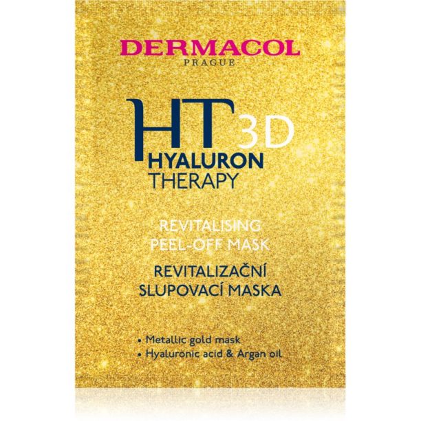 Dermacol Hyaluron Therapy 3D съживяваща пилинг-маската за лице с хиалуронова киселина 15 мл.