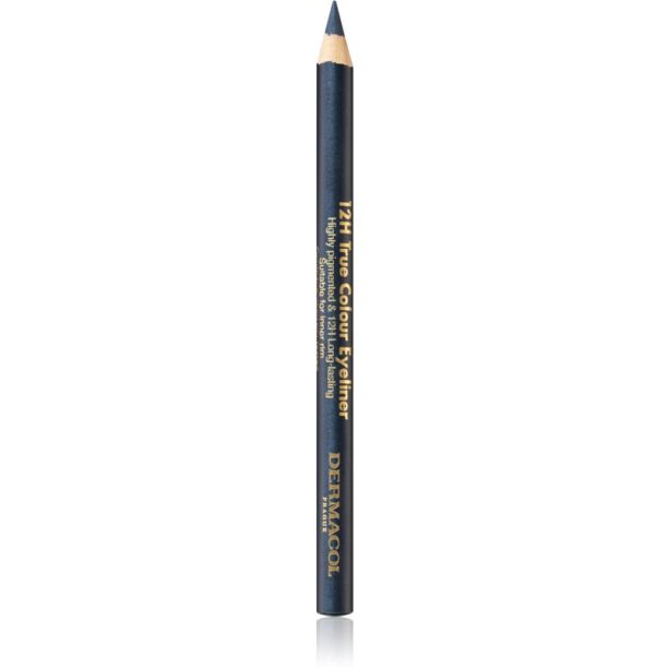 Dermacol True Colour Eyeliner дълготраен молив за очи цвят 07 Grey 4 гр.