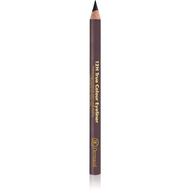 Dermacol True Colour Eyeliner дълготраен молив за очи цвят 10 4 гр.