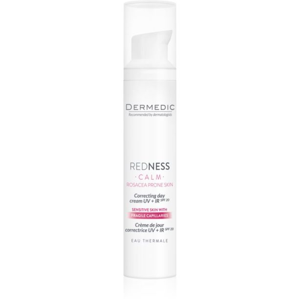 Dermedic Redness Calm коригиращ крем за чувствителна и зачервена кожа SPF 20 40 мл.