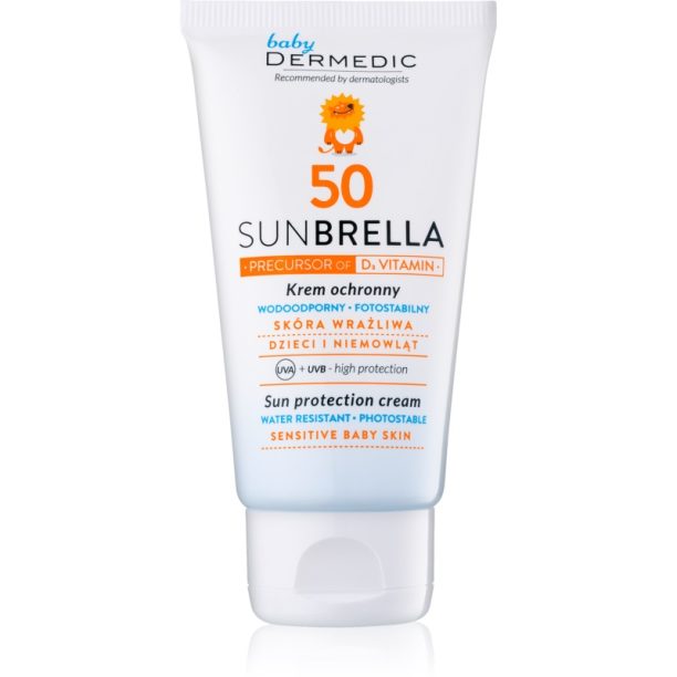 Dermedic Sunbrella Baby защитен крем за лице SPF 50 50 гр.