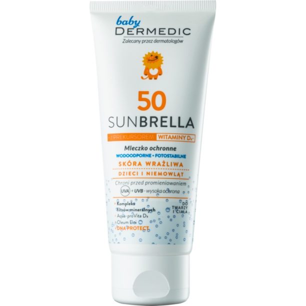 Dermedic Sunbrella Baby слънцезащитен минерален лосион SPF 50 100 гр.