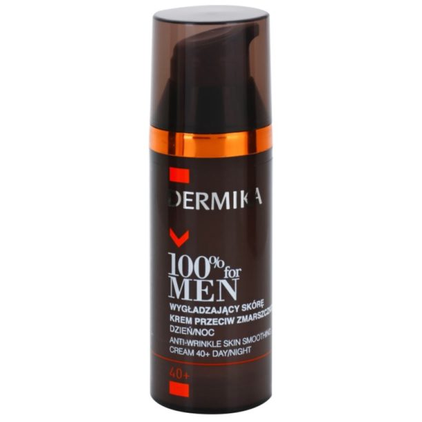 Dermika 100% for Men изглаждащ крем против бръчки 40+ 50 мл. на ниска цена