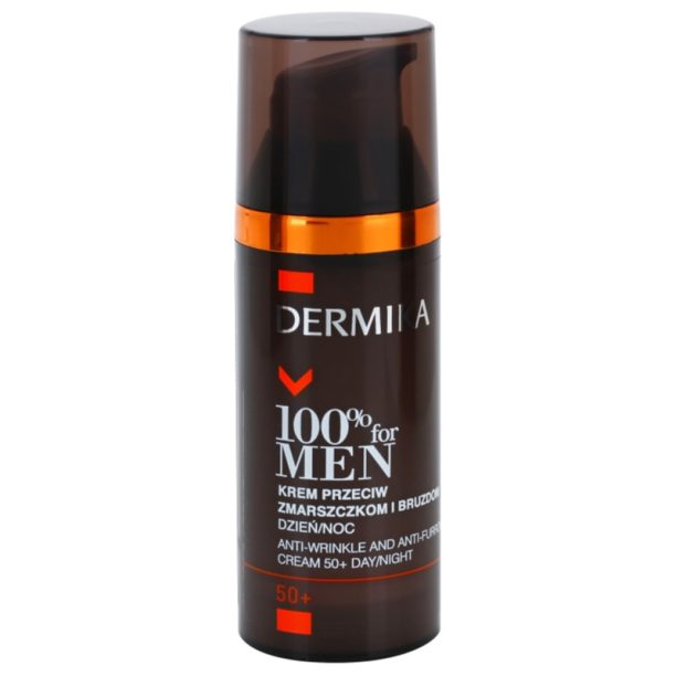 Dermika 100% for Men крем против дълбоки бръчки 50+ 50 мл. на ниска цена