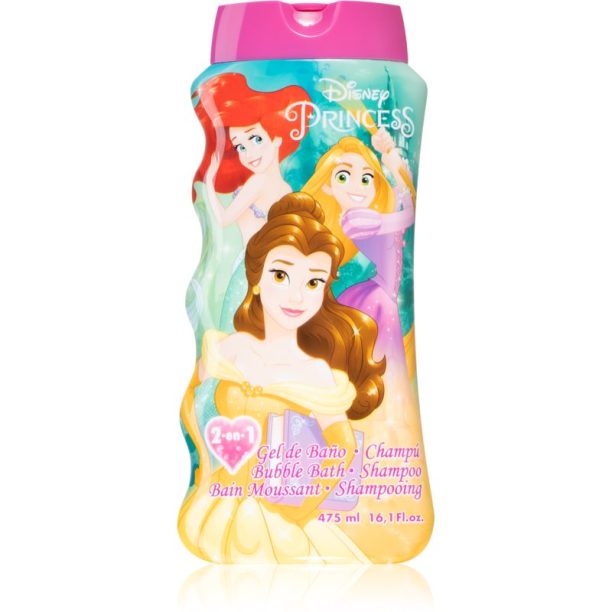 Disney Princess Bubble Bath and Shampoo Гел за душ и вана за деца 475 мл.