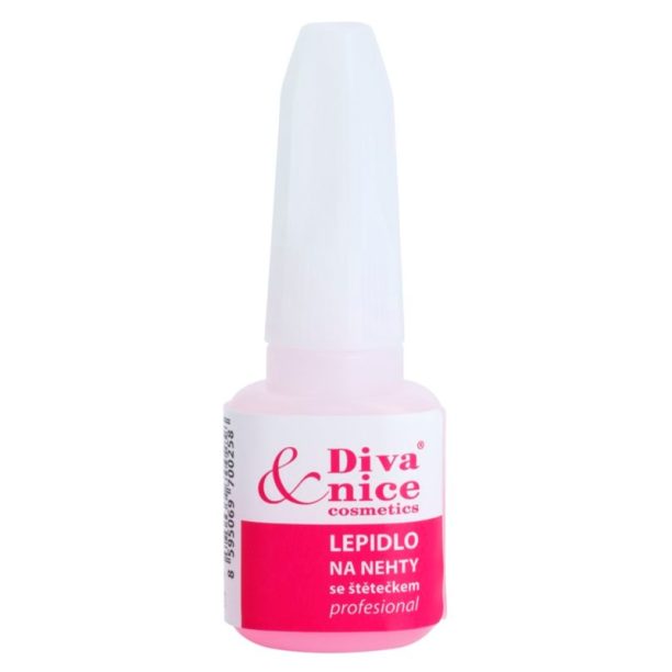 Diva & Nice Cosmetics Accessories лепило за нокти с четка