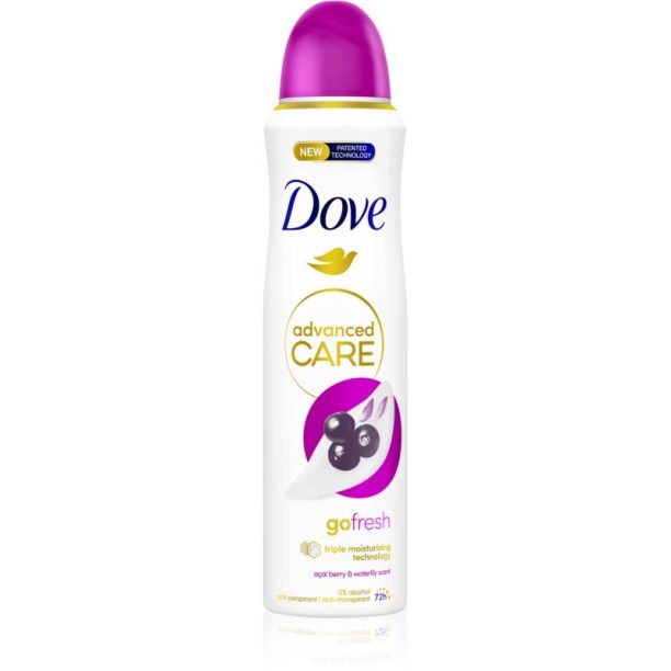 Dove Advanced Care Antiperspirant антиперспирант-спрей 72 ч. Acai Berry & Waterlily 150 мл.