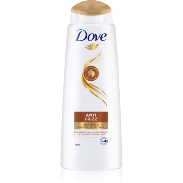 Dove Anti Frizz подхранващ шампоан  против цъфтене 400 мл.