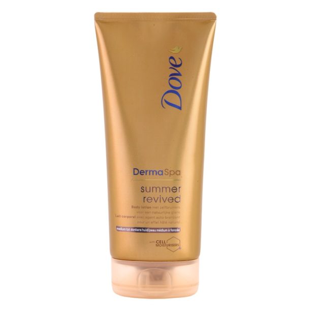 Dove DermaSpa Summer Revived тониращ лосион Medium to Dark 200 мл.