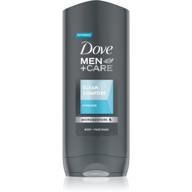 Dove Men+Care Clean Comfort хидратиращ душ гел за лице