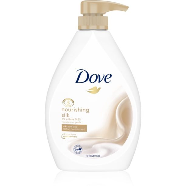 Dove Nourishing Silk овлажняващ душ гел с дозатор 720 мл.