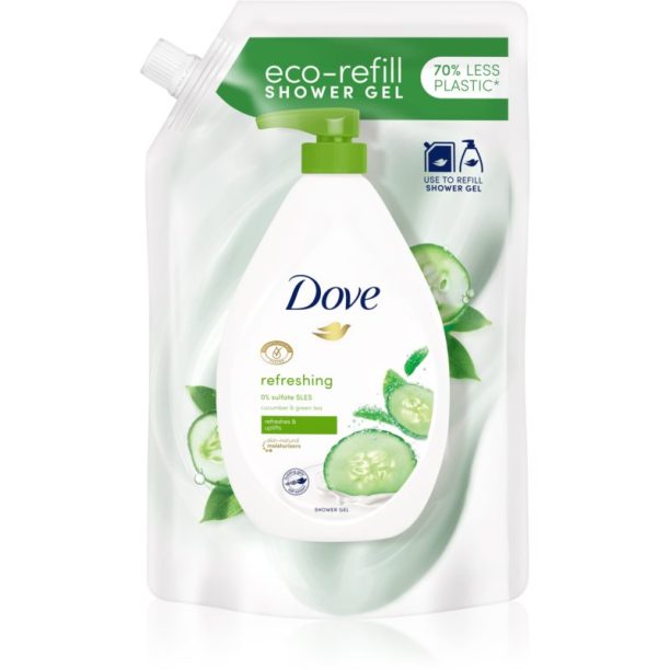 Dove Refreshing освежаващ душ гел пълнител 720 мл. на ниска цена