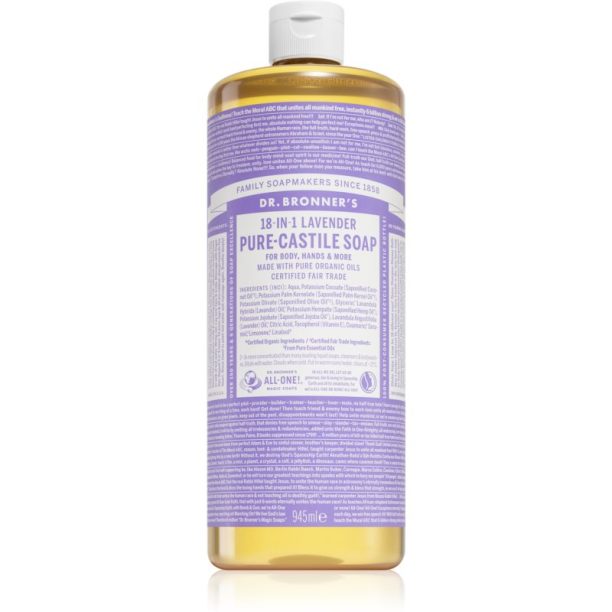 Dr. Bronner’s Lavender течен универсален сапун 945 мл.