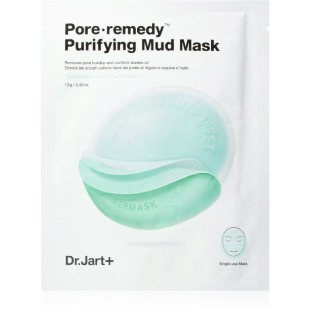 Dr. Jart+ Pore Remedy™ Purifying Mud Mask почистваща маска с кал против мазна кожа и разширени пори 13 гр. на ниска цена