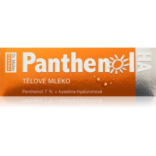 Dr. Müller Panthenol HA body lotion 7% успокояващо мляко след слънчеви бани с хиалуронова киселина 200 мл.